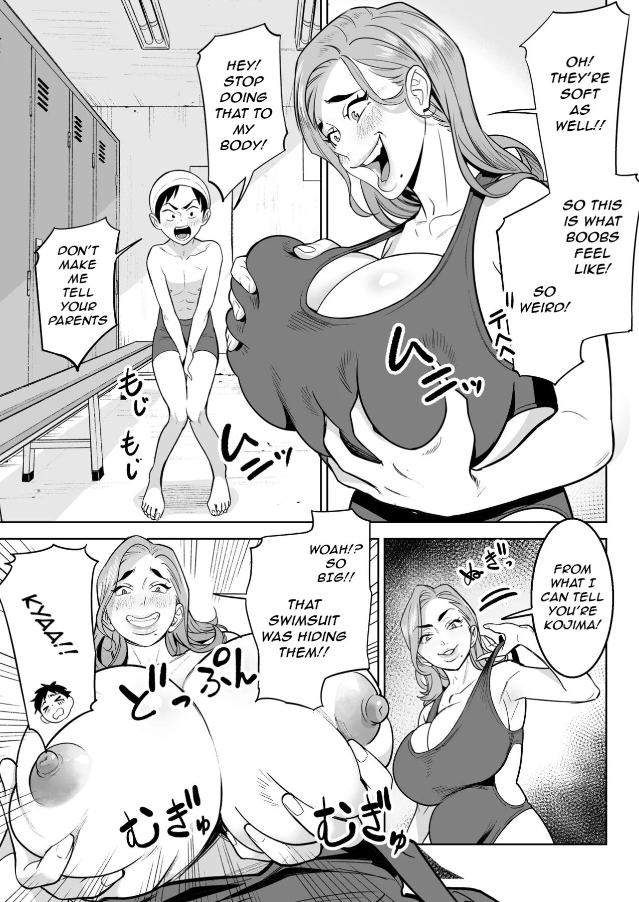 Hentai Manga Comic-Swapping with the Teacher at the Pool-Read-10